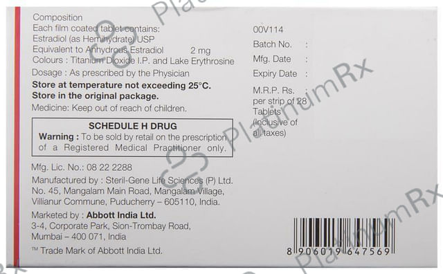 Estrabet 2mg Tablet 28s
