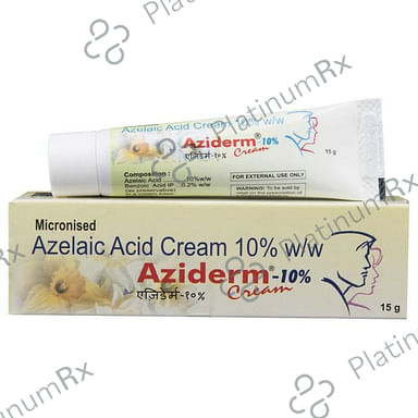 Aziderm 10% Cream 15gm
