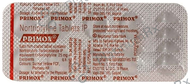 Primox 25mg Tablet 10s