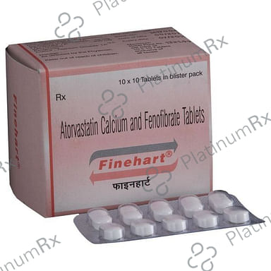 Finehart 10/200mg Tablet 10s