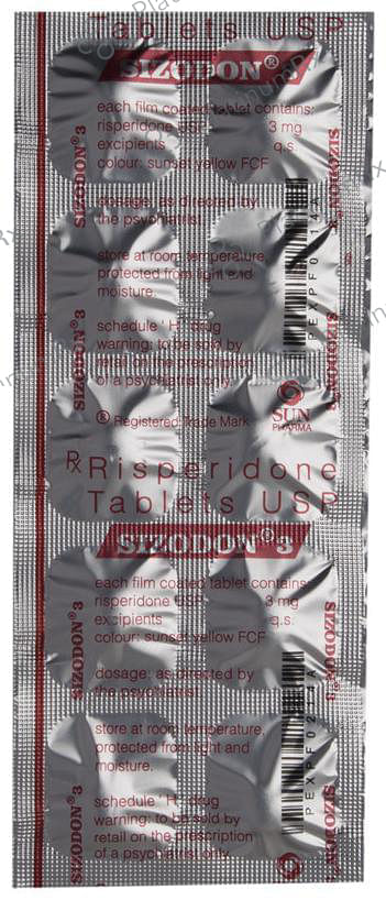 Sizodon 3mg Tablet 10s
