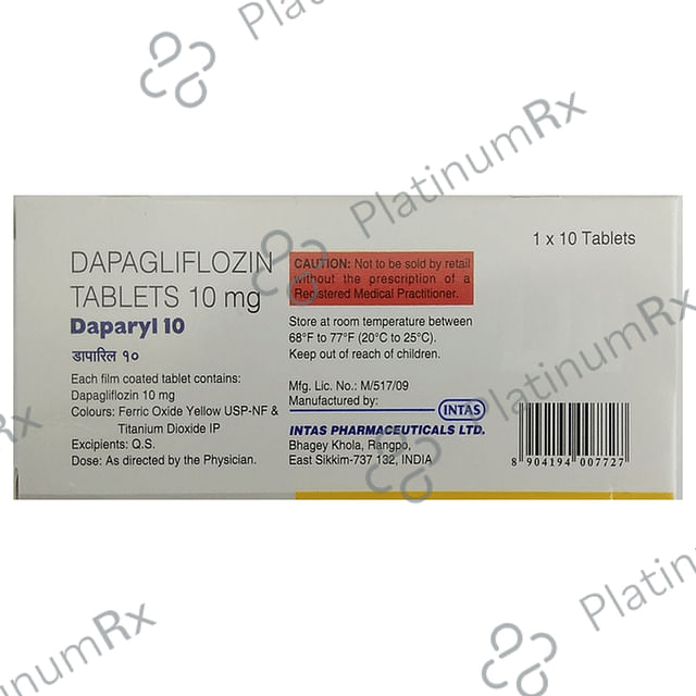 Daparyl 10mg Tablet 10s