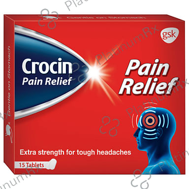 Crocin Pain Relief 50/650mg Tablet 15s