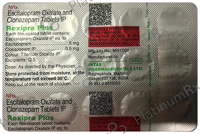 Rexipra Plus Tablet 15 Tablet