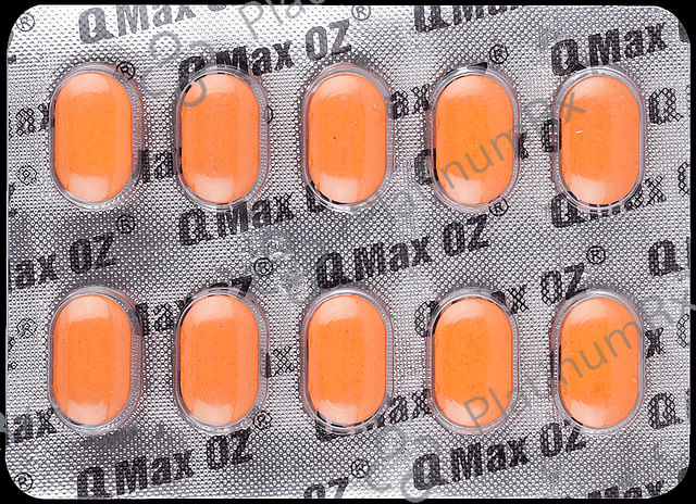 Qmax OZ 200 mg/500 mg Tablet