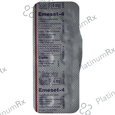 Emeset 4mg Tablet 10s