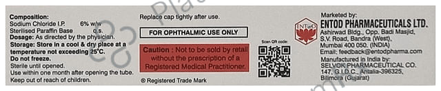 Soline 6% Eye Ointment 3gm
