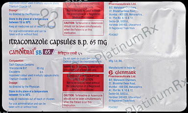 Canditral SB 65mg Capsule 10s