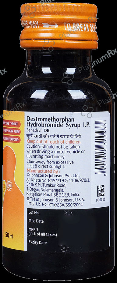 Benadryl DR 15mg Syrup 50ml