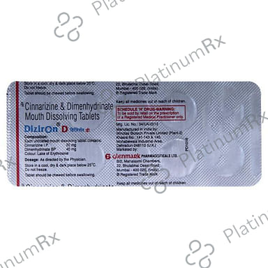 Diziron D 20/40mg Tablet MD 10s