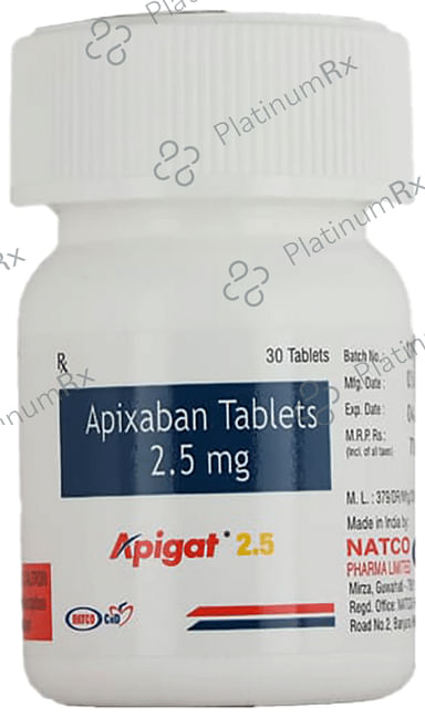 Apigat 2.5mg Tablet 30s