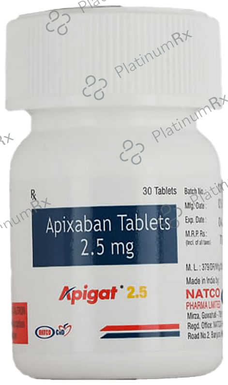 Apigat 2.5mg Tablet 30s