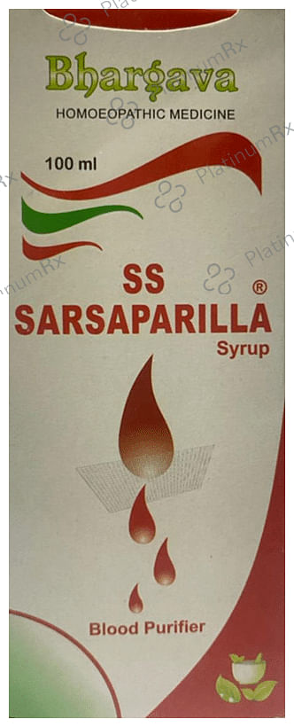 Bhargava S S Sarsaparilla Syrup 100 ml