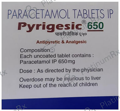 Pyrigesic 650 Tablet 15 Tablet