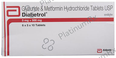 Diabetrol 5/500mg Tablet 10s