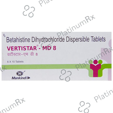 Vertistar MD 8mg Tablet 10s