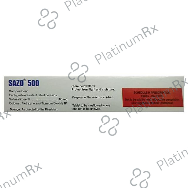 Sazo 500mg Tablet 15s