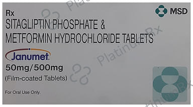 Janumet 50/500mg Tablet 15s