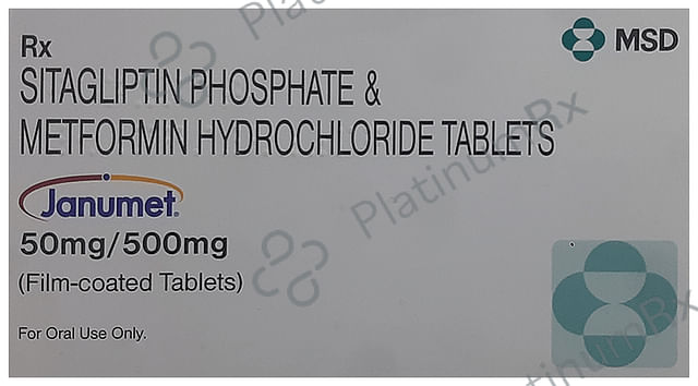 Janumet 50/500mg Tablet 15s