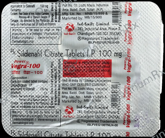 Power Vegra 100mg Tablet