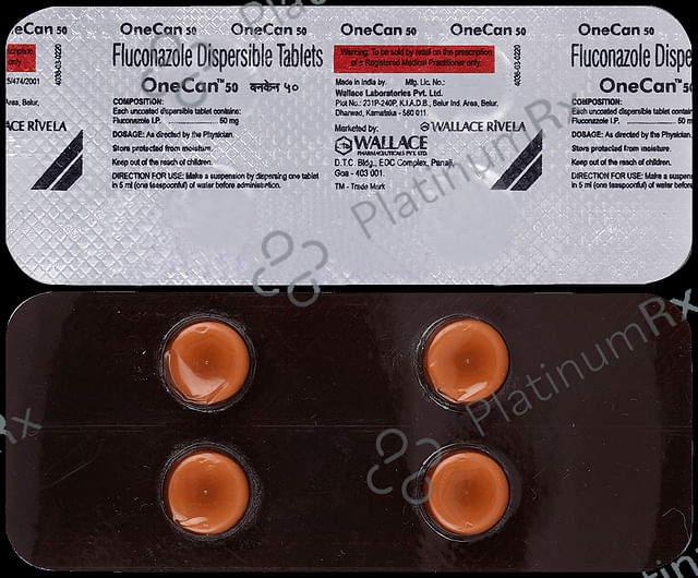 Onecan 50mg Tablet 4s