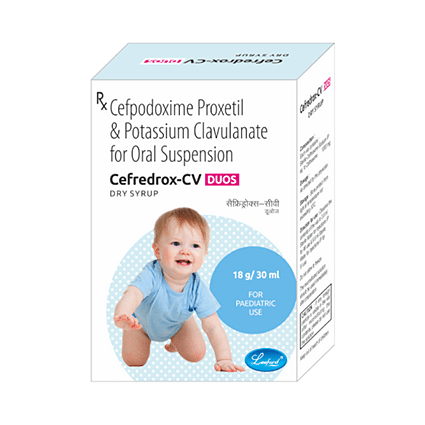Cefredrox CV Duo 100/62.5mg Dry Syrup 30ml