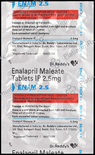 Enam 2.5mg Tablet 15s