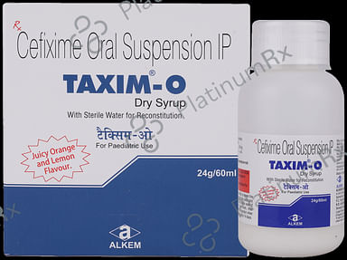 Taxim O 50mg Juicy Orange and Lemon Dry Syrup 60ml