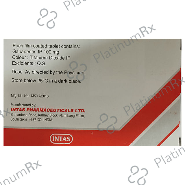 Gabapin 100mg Tablet 15s