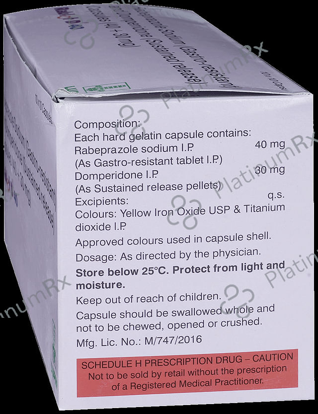Rablet D 40/30mg Capsule SR 10s