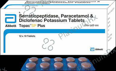 Topac SP Plus 50/325/15mg Tablet 10s