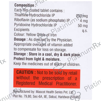 Alcofix Gold Tablet 10s