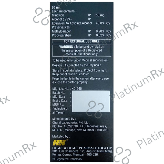 MX 5% Topical Solution 60ml