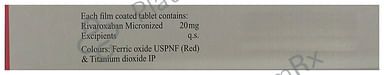 Ixarola 20mg Tablet 14s