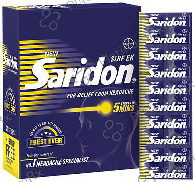 Saridon (New) 50/500mg Tablet 10s