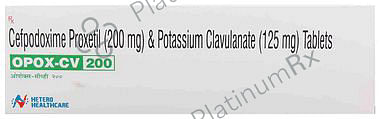 Opox CV 200/125mg Tablet 10s