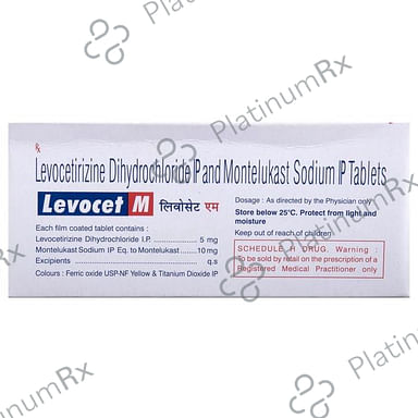 Levocet M 5/10mg Tablet 10s