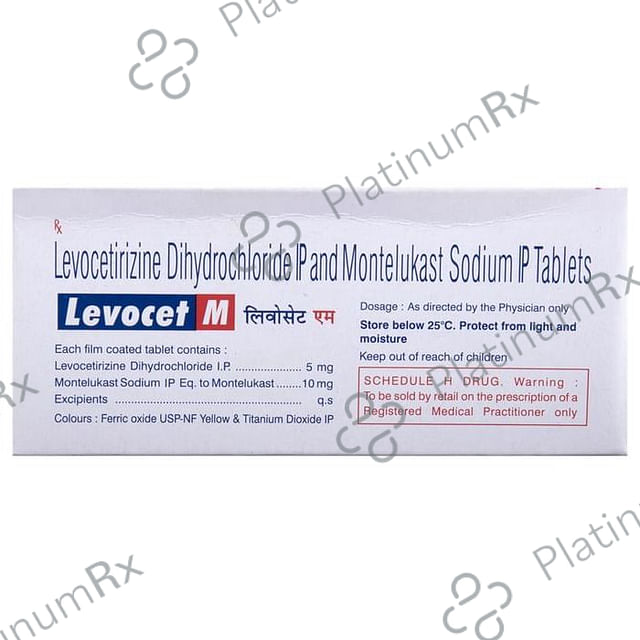 Levocet M 5/10mg Tablet 10s