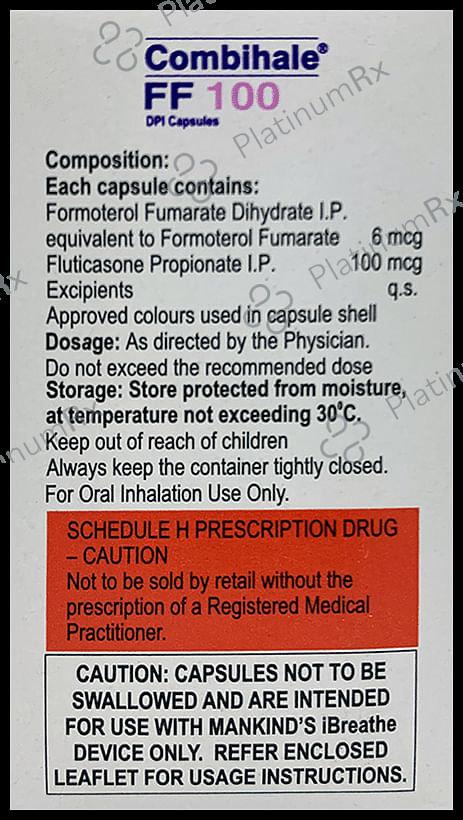 Combihale FF 100/6mcg Redicaps 30s