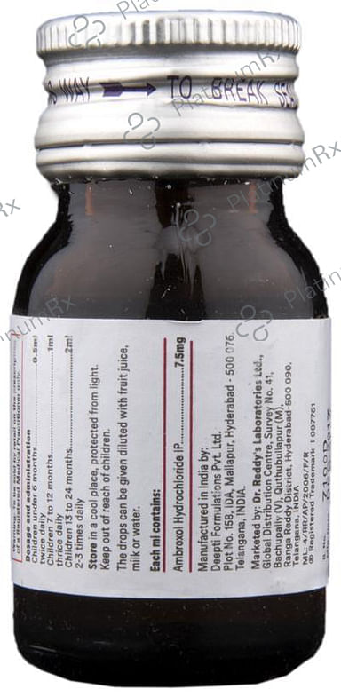 Mucolite 7.5mg Drops 15ml