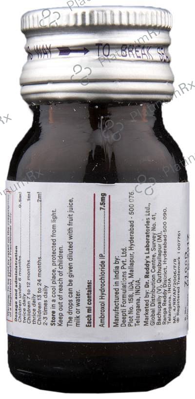 Mucolite 7.5mg Drops 15ml