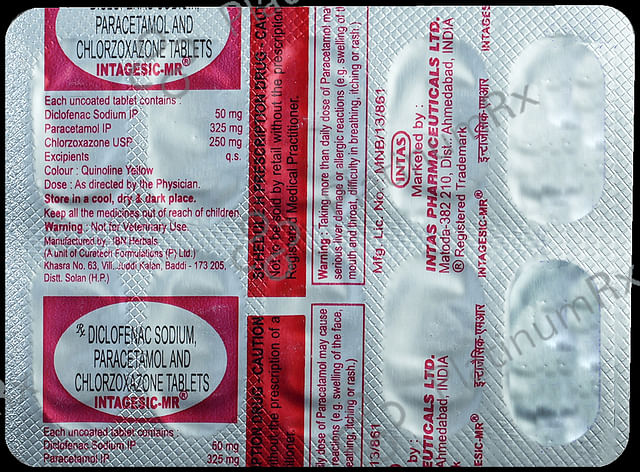 Intagesic MR 250/50/325mg Tablet 10s