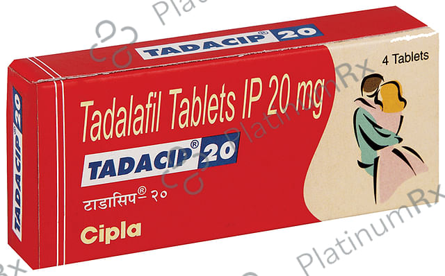 Tadacip 20mg Tablet 4s