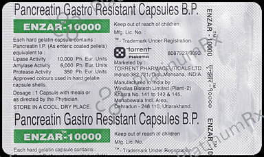 Enzar 10000PFU Capsule 10s