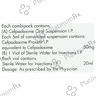 Finecef 50mg Dry Syrup