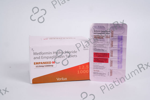 Empaneed M 12.5/1000mg Tablet 10s
