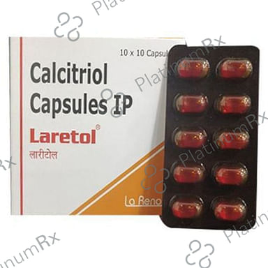 Laretol 0.25mcg Capsule 10s