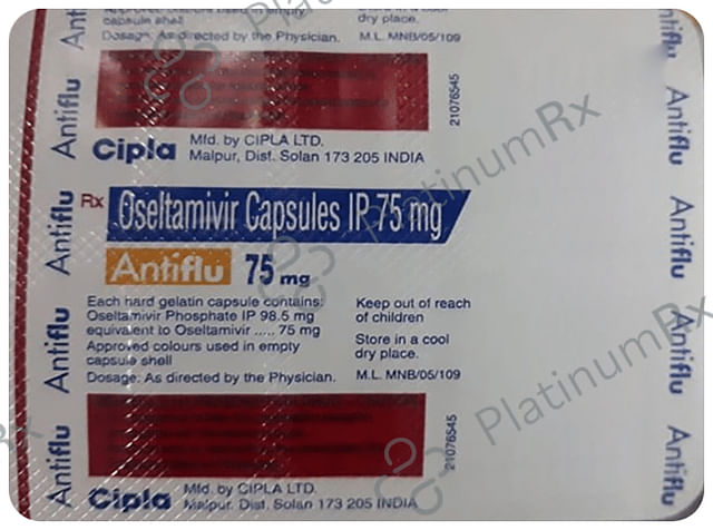 Antiflu 75mg Capsule 10s