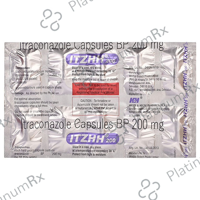 Itzhh 200mg Capsule 10s