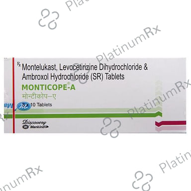 Monticope A 75/5/10mg Tablet SR 10s
